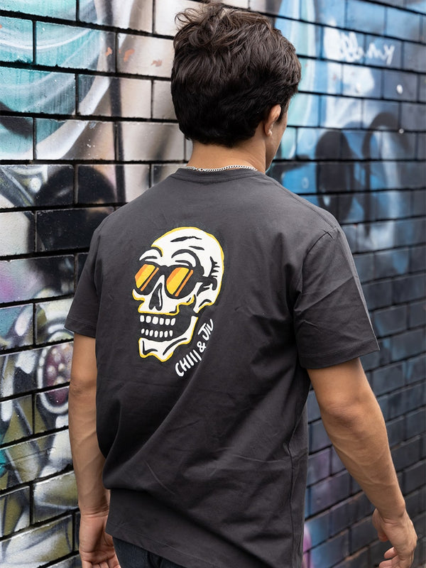 Chill and Jiu T-Shirt Charcoal