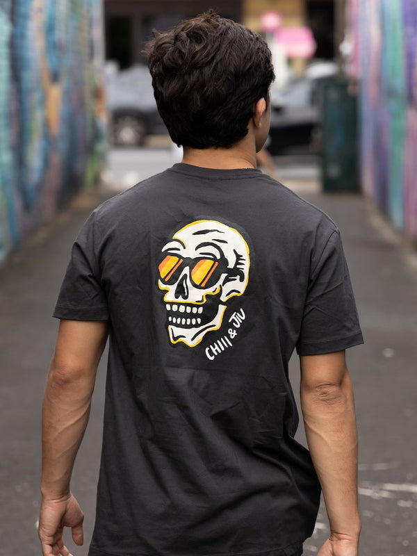 Chill and Jiu T-Shirt Charcoal