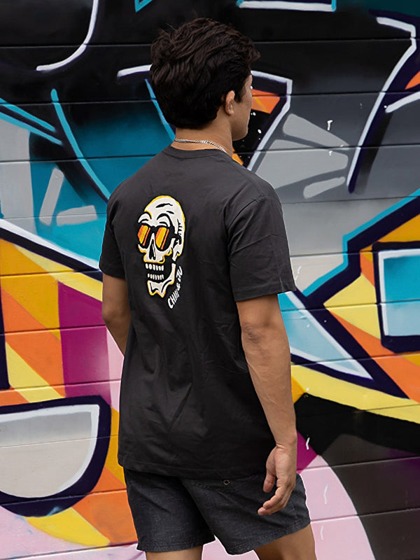 Chill and Jiu T-Shirt Charcoal