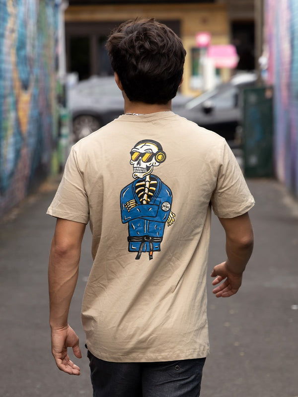 Chill and Jiu T-Shirt Khaki