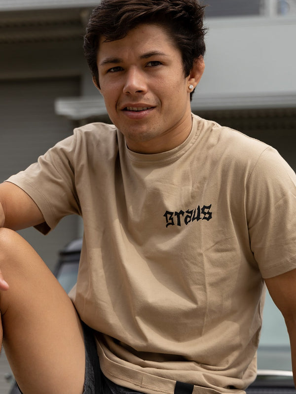 Chill and Jiu T-Shirt Khaki