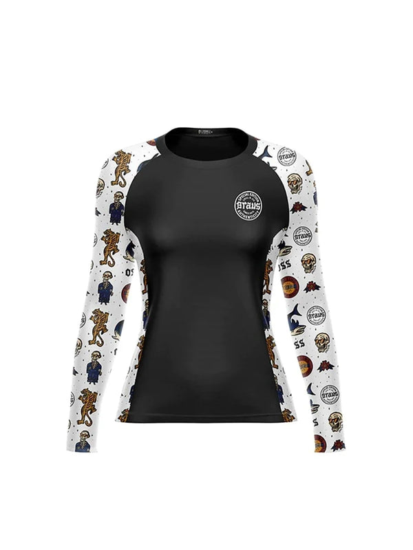 Chill and Jiu Women's No Gi Rash Guard Long Sleeve
