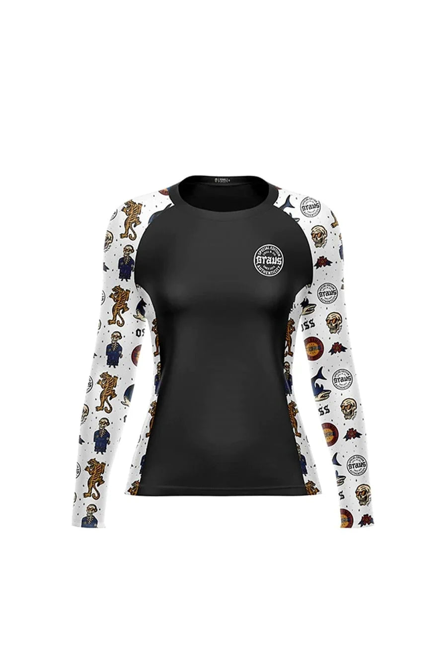 Chill and Jiu Women's No Gi Rash Guard Long Sleeve