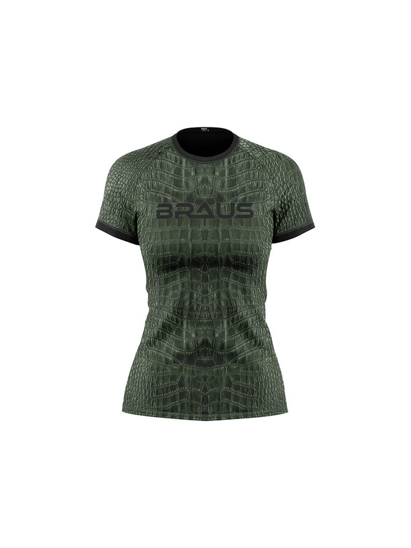 Crocodile Women's No Gi Rash Guard Short Sleeve