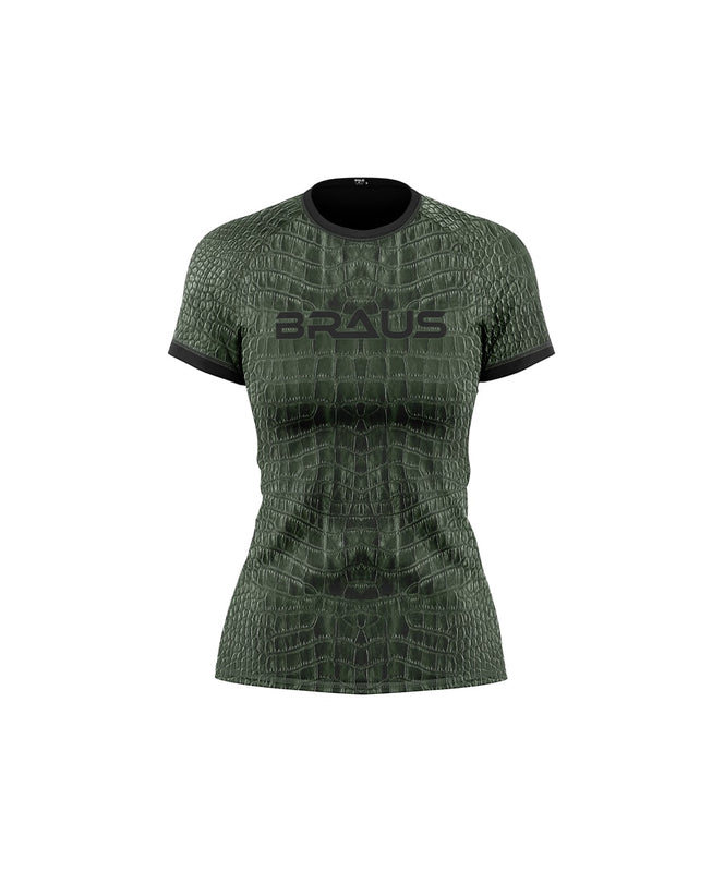 Crocodile Women's No Gi Rash Guard Short Sleeve