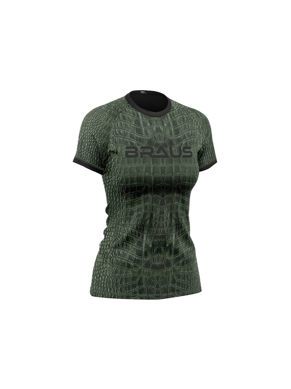 Crocodile Women's No Gi Rash Guard Short Sleeve