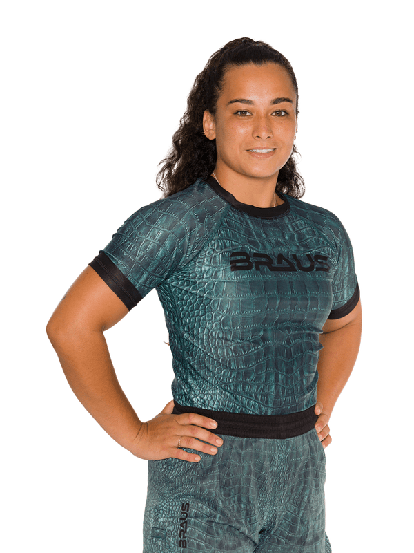Crocodile Women's No Gi Rash Guard Short Sleeve