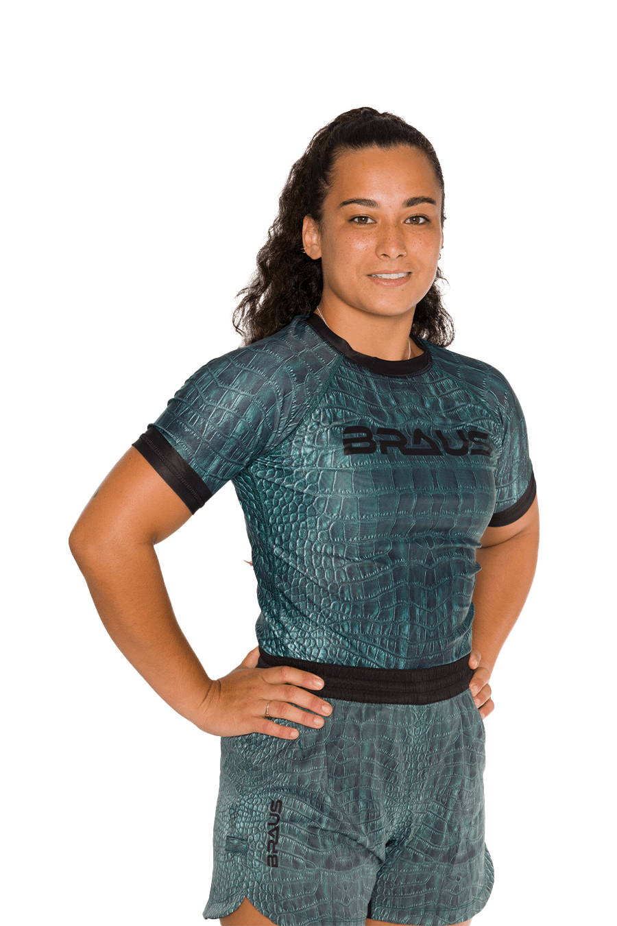 Crocodile Women's No Gi Rash Guard Short Sleeve