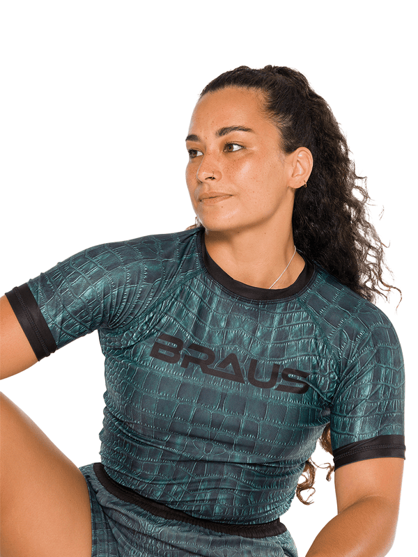 Crocodile Women's No Gi Rash Guard Short Sleeve