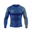 DNA No Gi Rash Guard Long Sleeve Blue