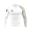 DNA No Gi Rash Guard Long Sleeve White