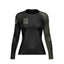 DNA Women's No Gi Rash Guard Long Sleeve Black