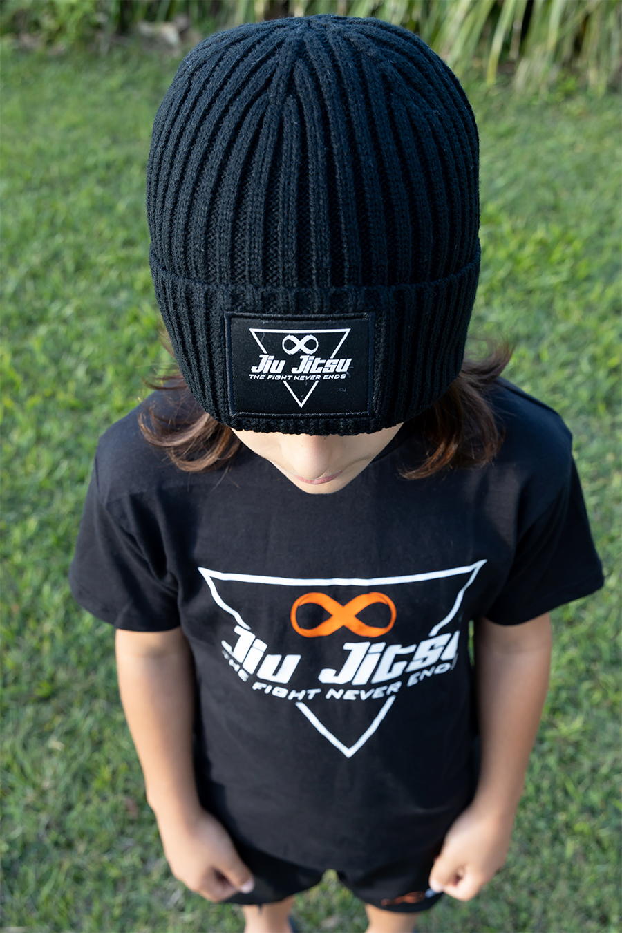 Triangle Kids Jiu Jitsu Beanie Black