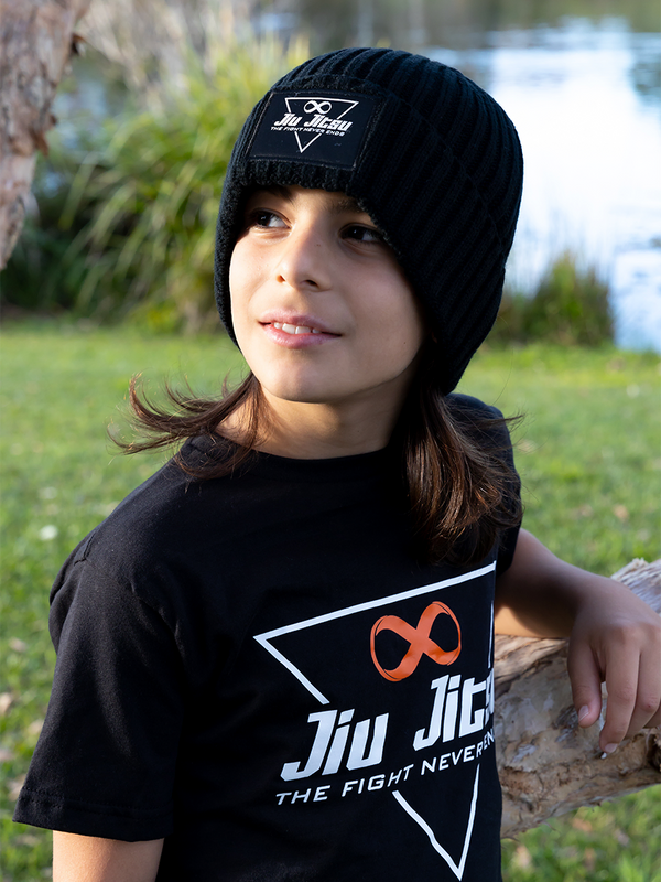Triangle Kids Jiu Jitsu Beanie Black
