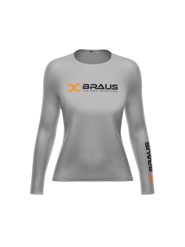 Ranked Kids No Gi Rash Guard Long Sleeve