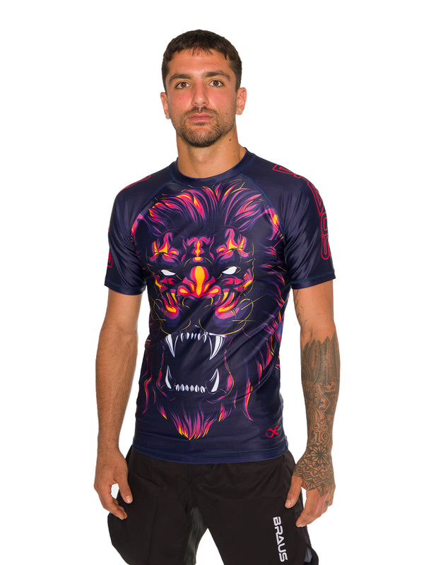 Lion No Gi Rash Guard Short Sleeve