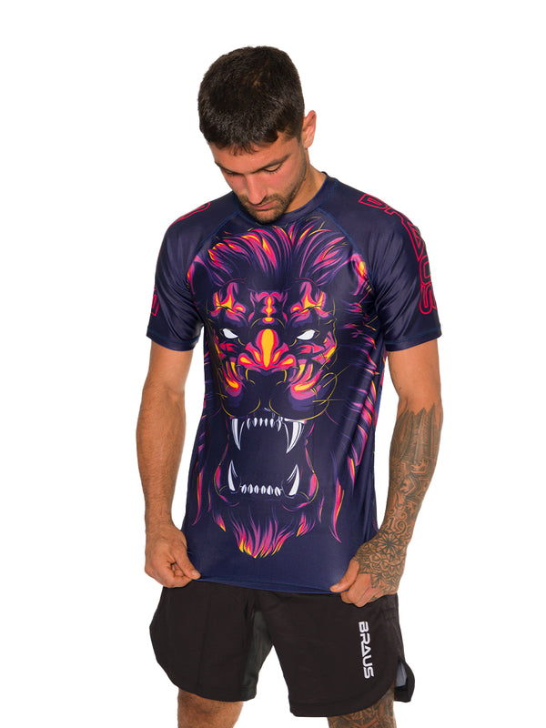 Lion No Gi Rash Guard Short Sleeve