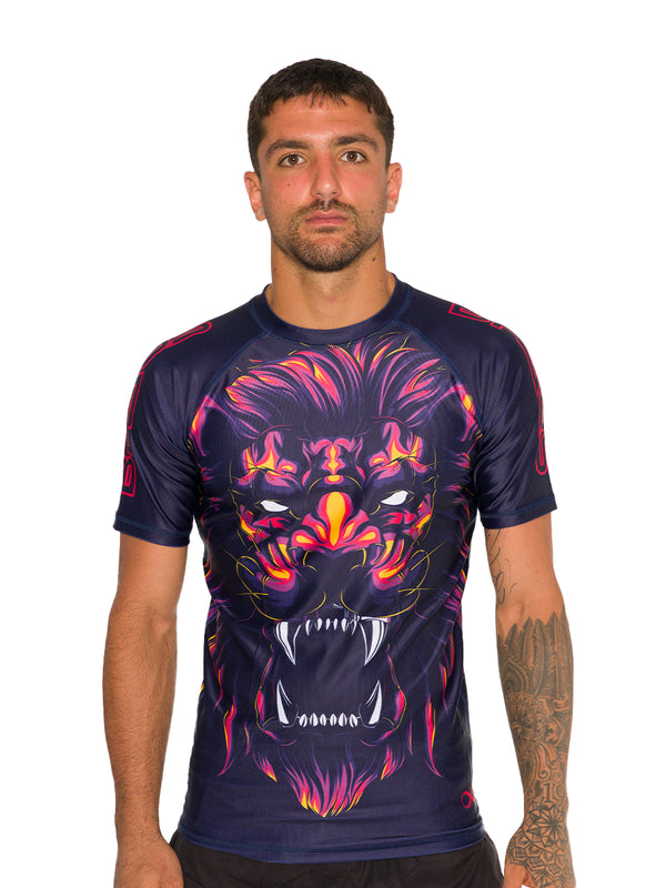 Lion No Gi Rash Guard Short Sleeve