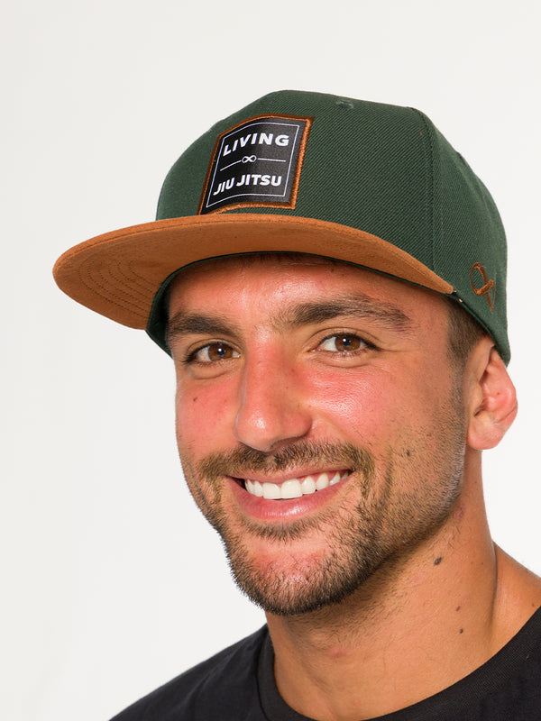 Living Jiu Jitsu Snapback Hat Army Green