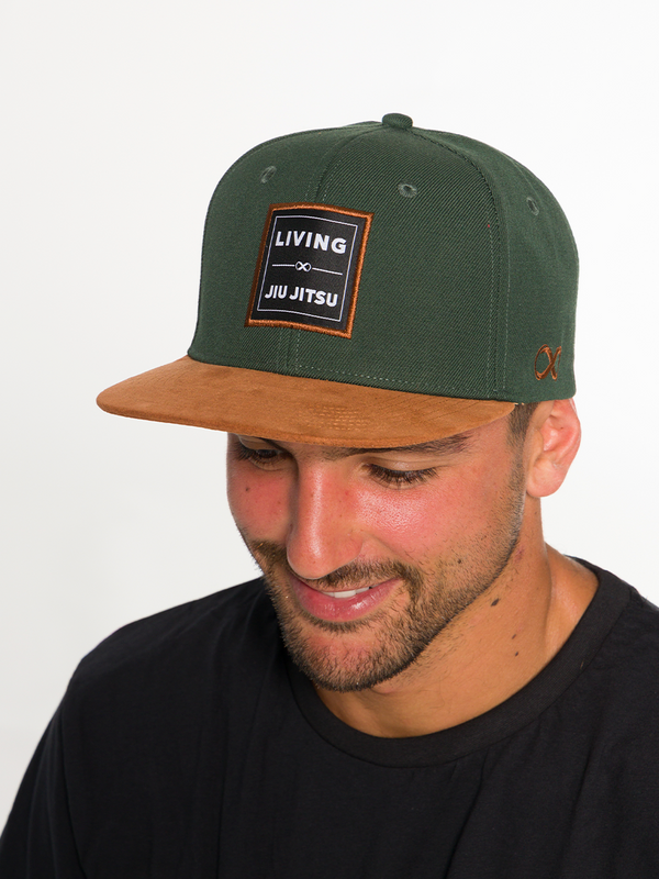 Living Jiu Jitsu Snapback Hat Army Green