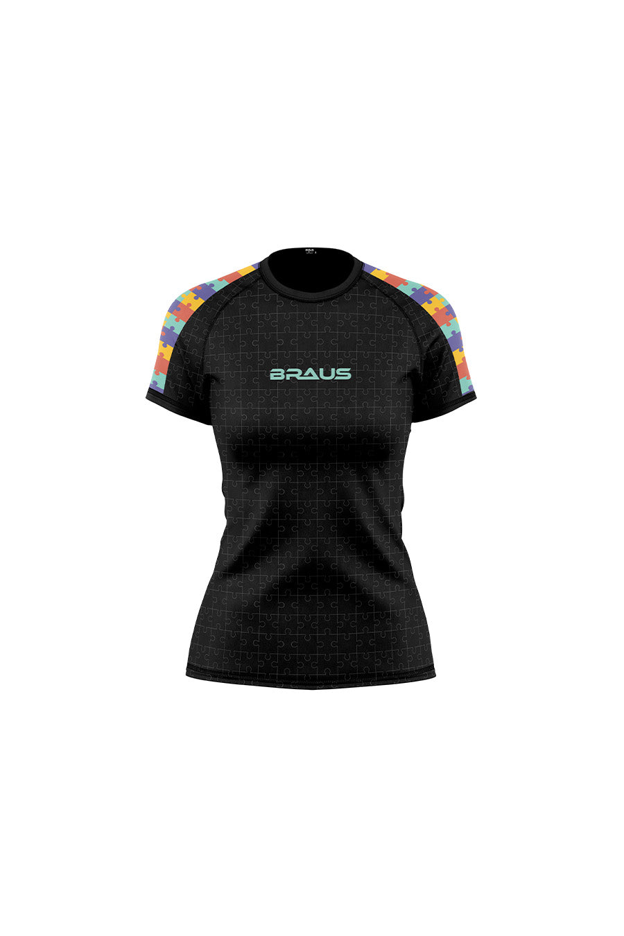 Puzzle Women's No Gi Rash Guard Short Sleeve