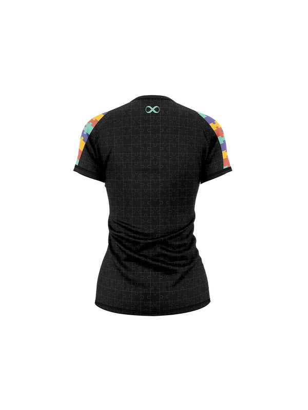 Puzzle Women's No Gi Rash Guard Short Sleeve