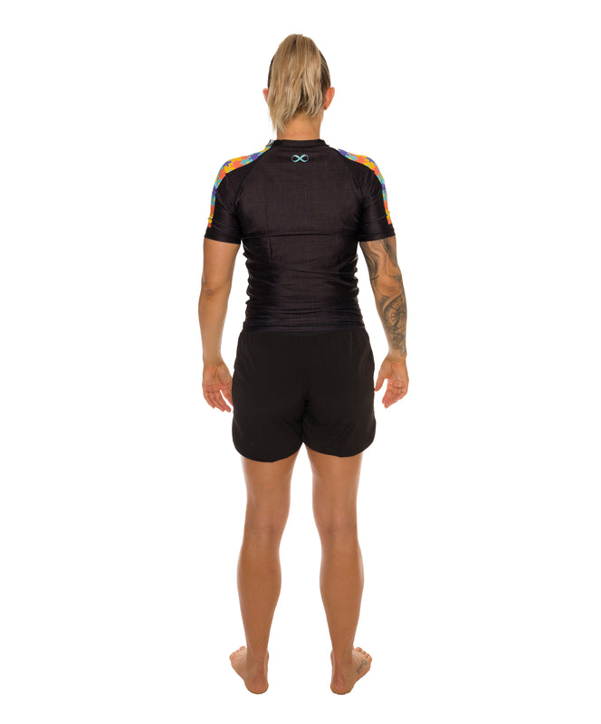 Puzzle Women's No Gi Rash Guard Short Sleeve