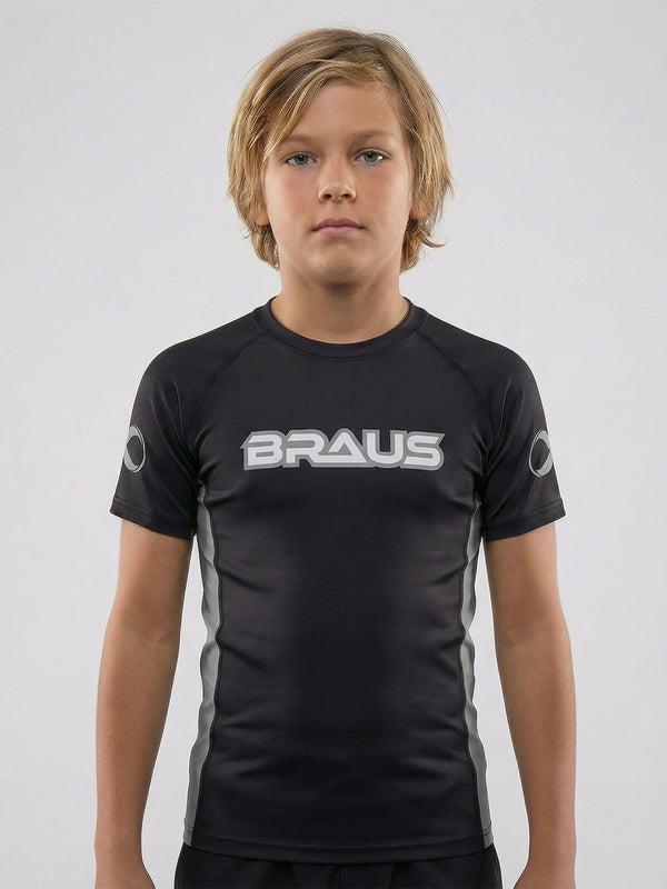 Ranked Boost Kids Rash Guard Short Sleeve