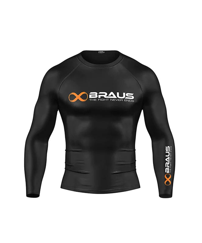 Ranked No Gi Rash Guard Long Sleeve