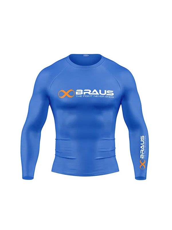 Ranked No Gi Rash Guard Long Sleeve