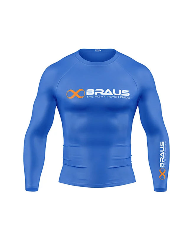 Ranked No Gi Rash Guard Long Sleeve