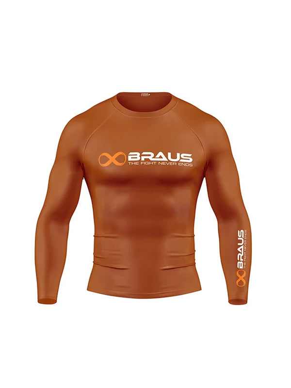 Ranked No Gi Rash Guard Long Sleeve