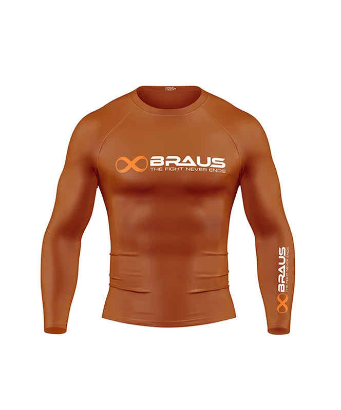 Ranked No Gi Rash Guard Long Sleeve