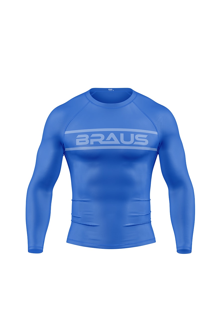 Ranked V1 No Gi Rash Guard Long Sleeve Blue