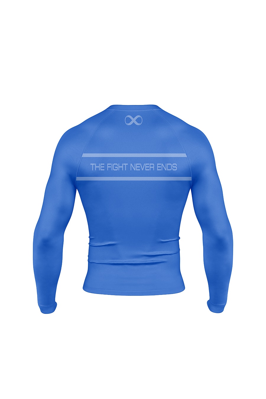 Ranked V1 No Gi Rash Guard Long Sleeve Blue