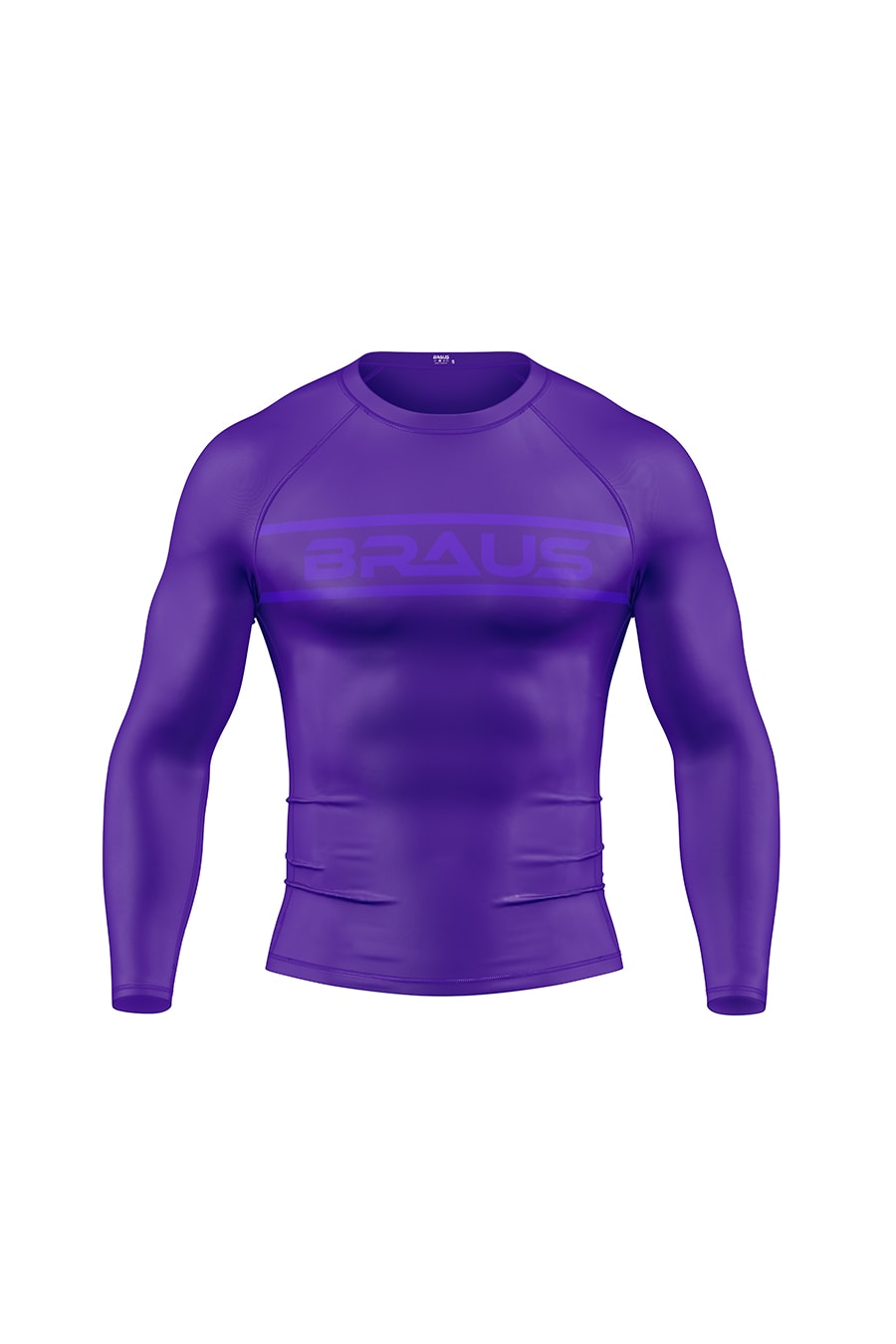 Ranked V1 No Gi Rash Guard Long Sleeve Purple