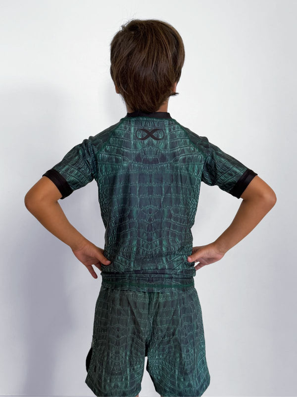 Crocodile Kids No Gi Rash Guard Short Sleeve