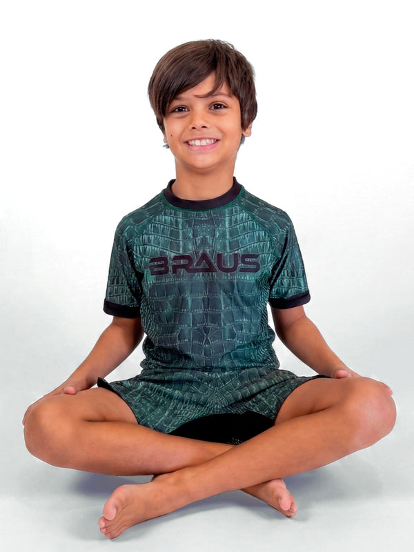Crocodile Kids No Gi Rash Guard Short Sleeve