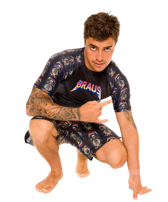 Rock and Roll No Gi Rash Guard Short Sleeve