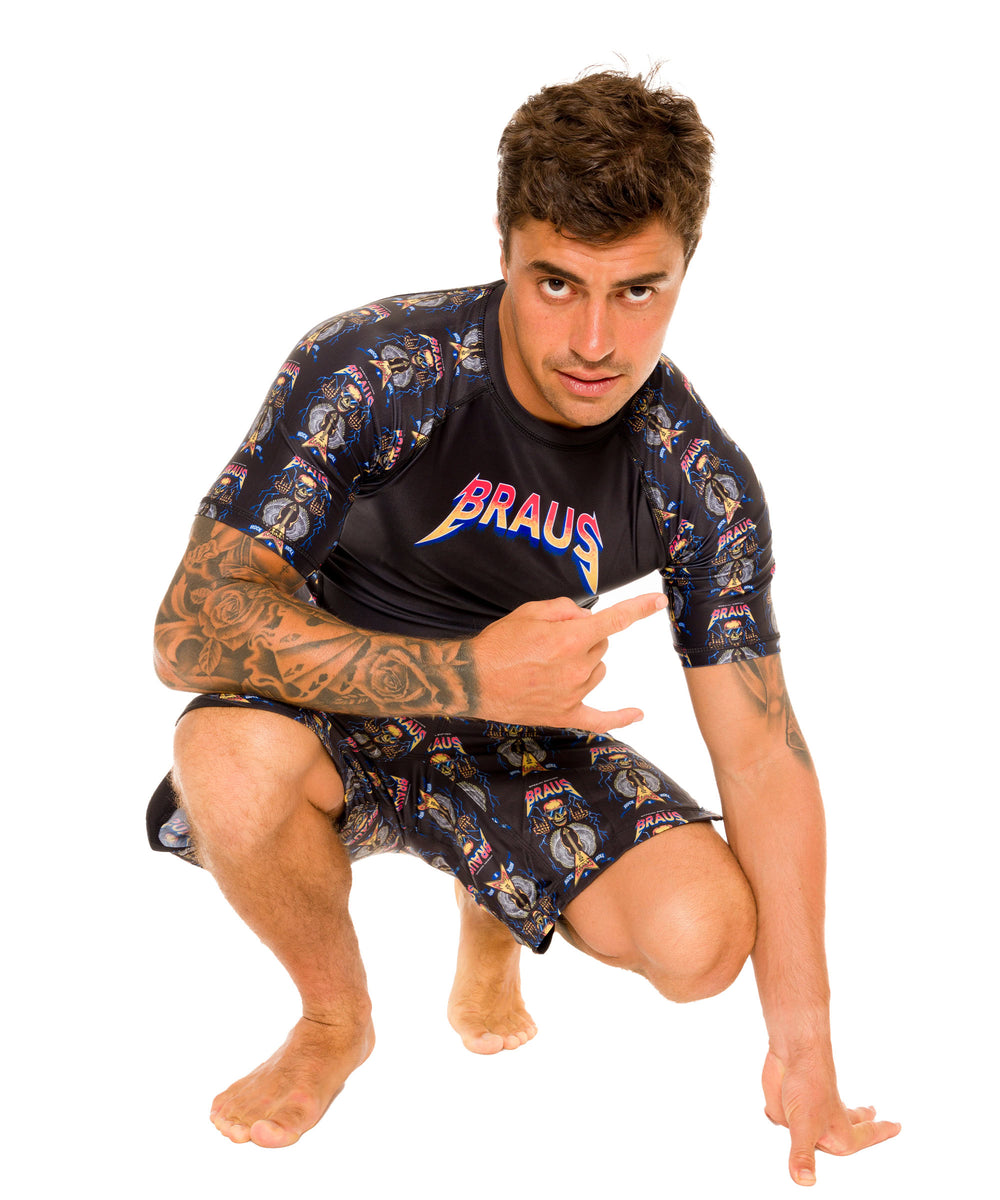 Rock and Roll No Gi Rash Guard Short Sleeve