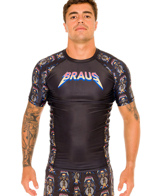 Rock and Roll No Gi Rash Guard Short Sleeve