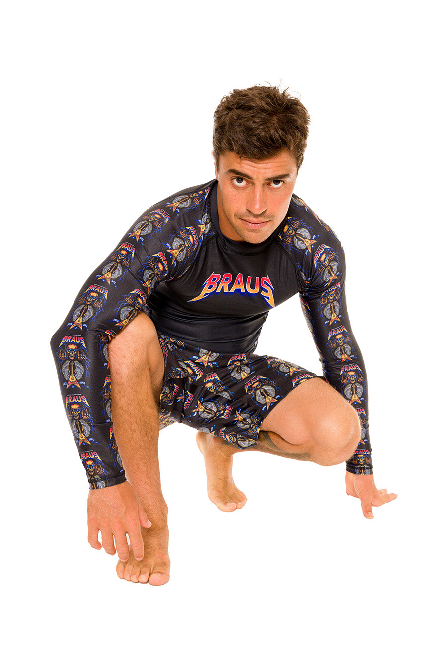 Rock and Roll No Gi Rash Guard Long Sleeve