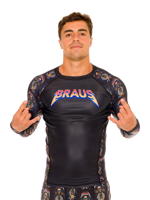 Rock and Roll No Gi Rash Guard Long Sleeve