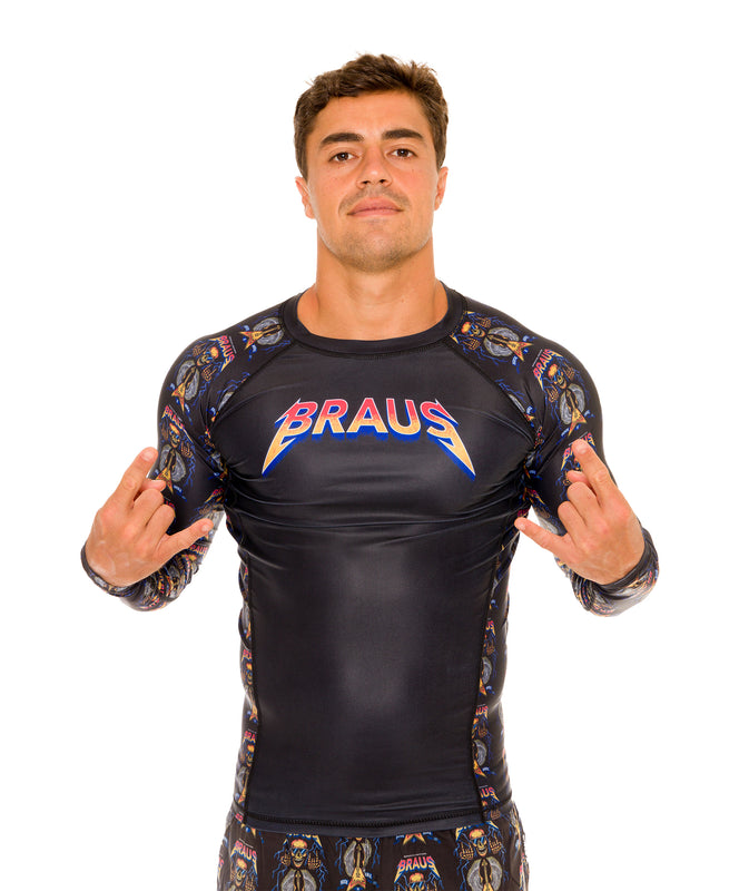 Rock and Roll No Gi Rash Guard Long Sleeve