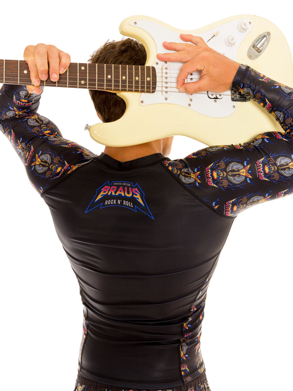 Rock and Roll No Gi Rash Guard Long Sleeve