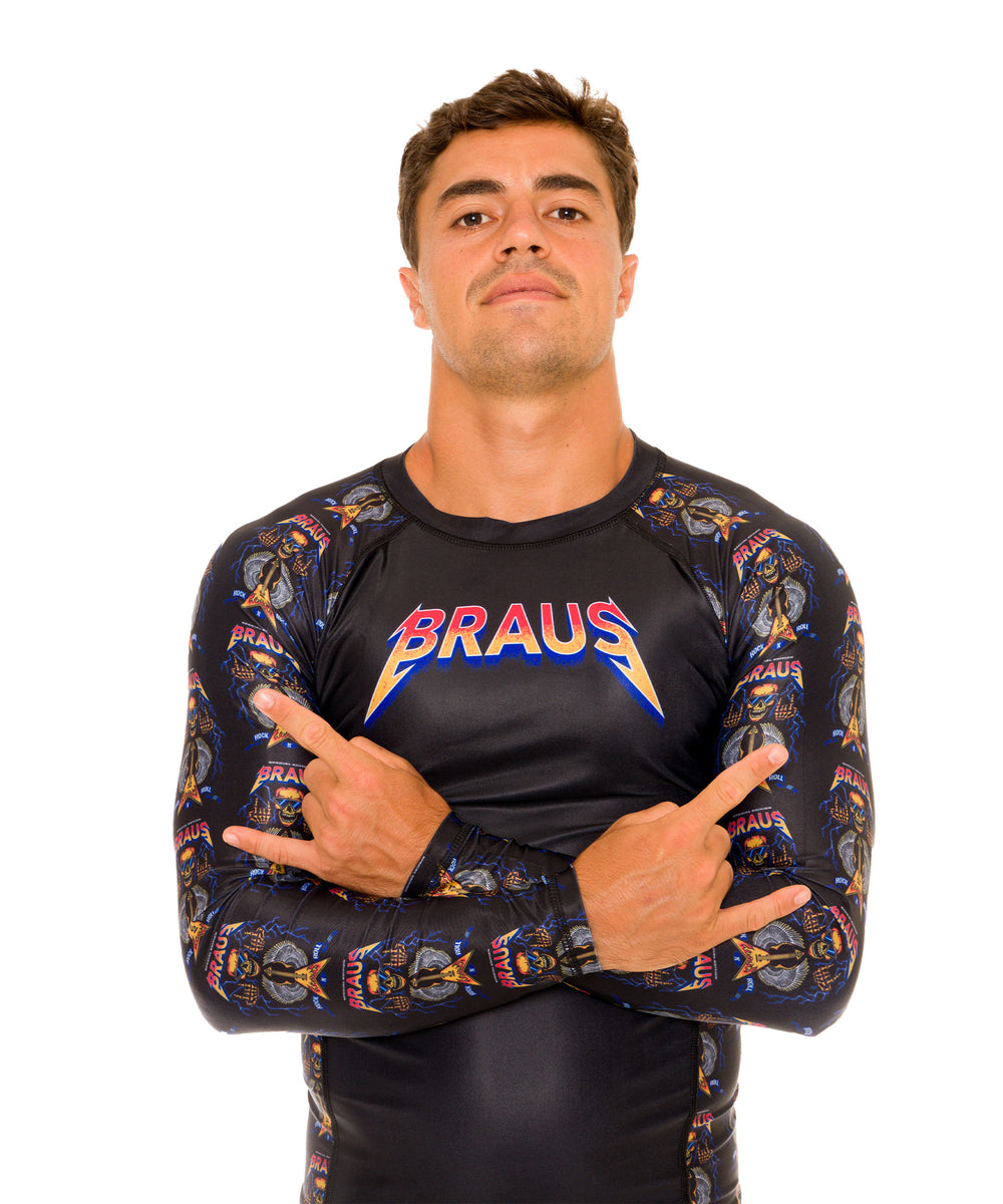 Rock and Roll No Gi Rash Guard Long Sleeve