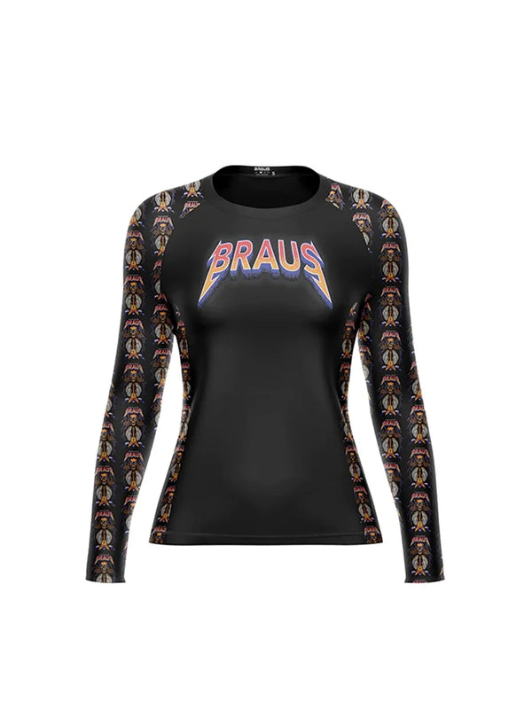 Rock and Roll Women's No Gi Rash Guard Long Sleeve