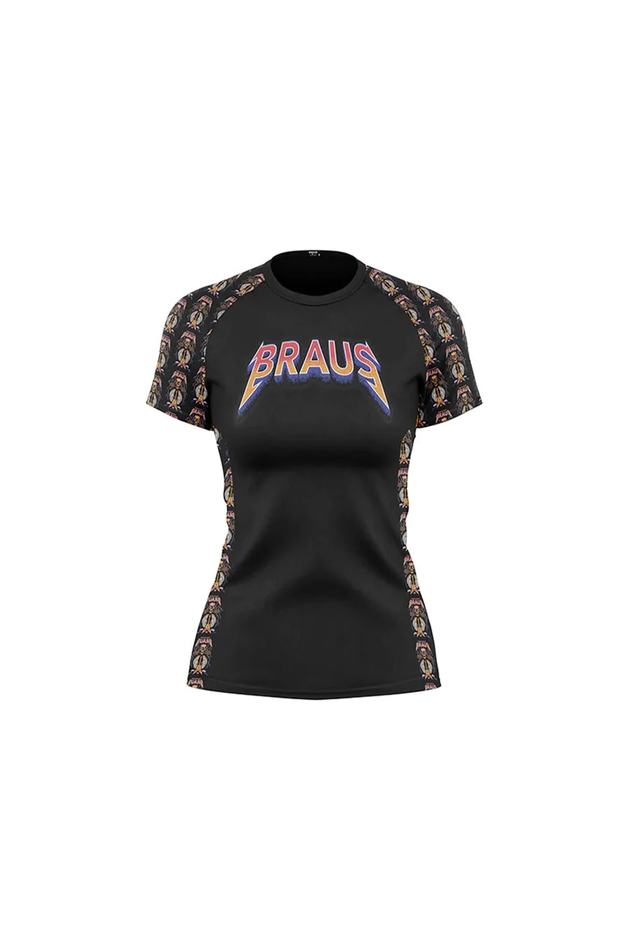 Rock and Roll Women's No Gi Rash Guard Short Sleeve