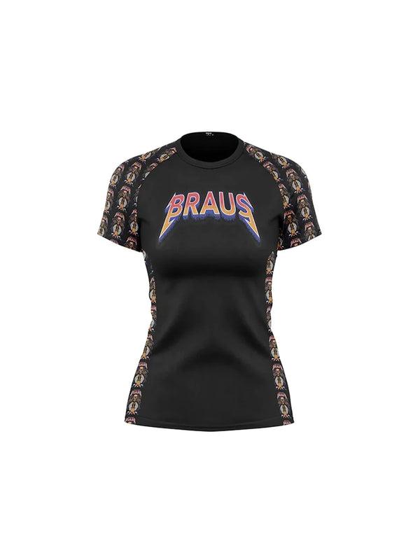 Rock and Roll Women's No Gi Rash Guard Short Sleeve