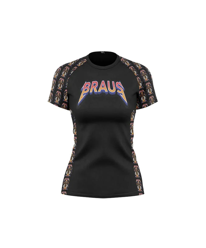 Rock and Roll Women's No Gi Rash Guard Short Sleeve